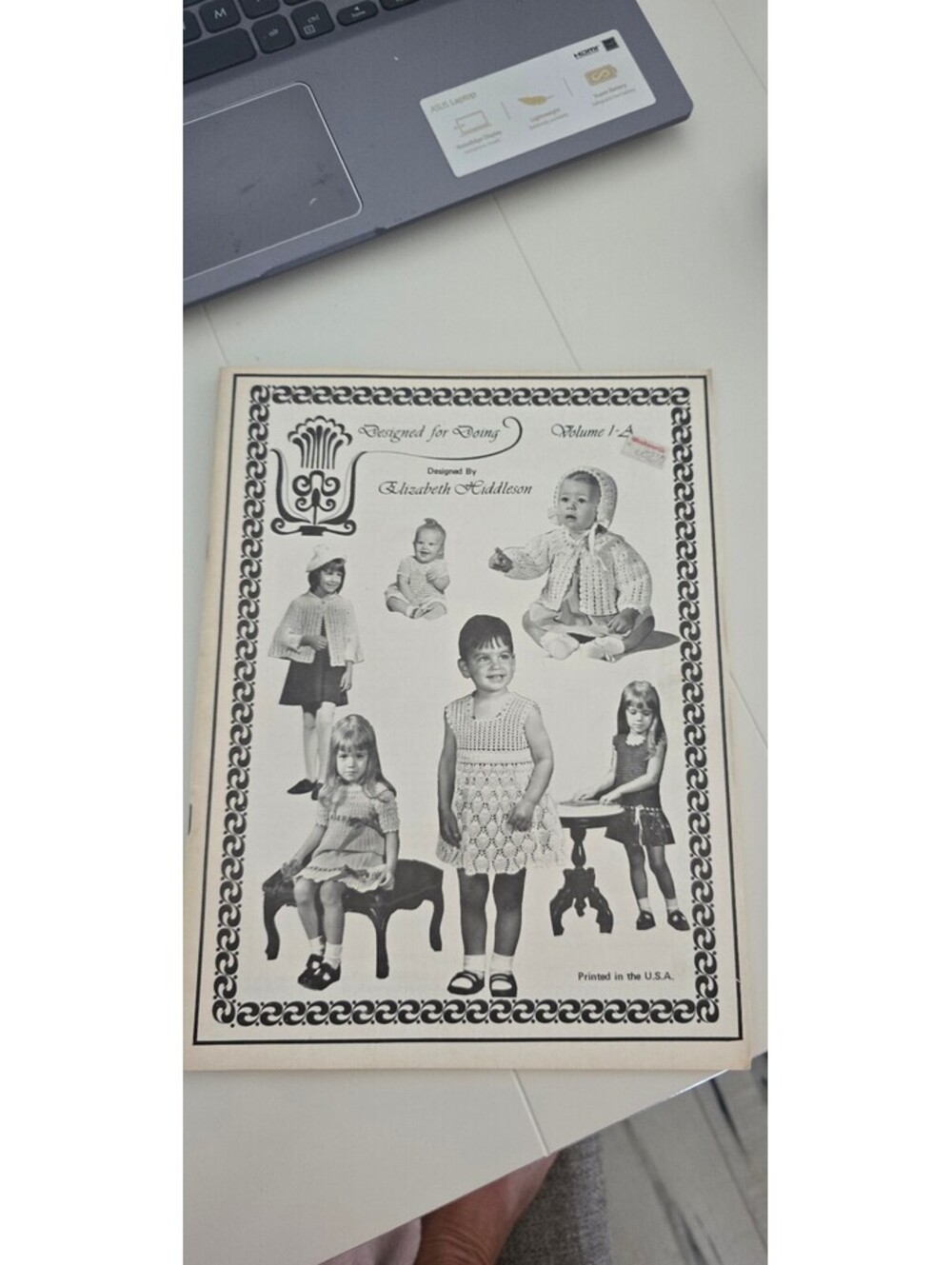 Vintage Nashville Records Crochet Pattern Book with Children's Designs